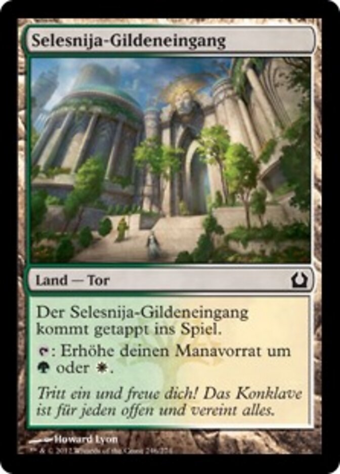 Selesnija-Gildeneingang