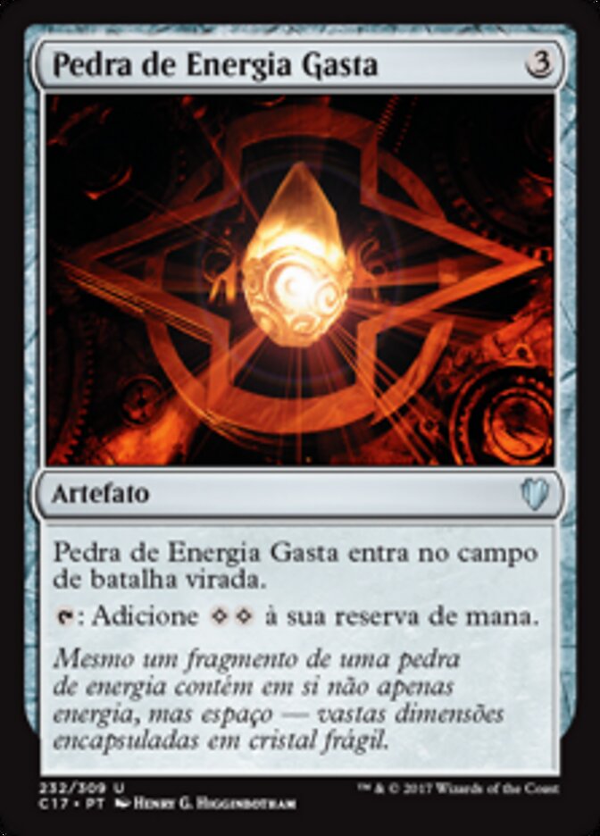 Pedra de Energia Gasta