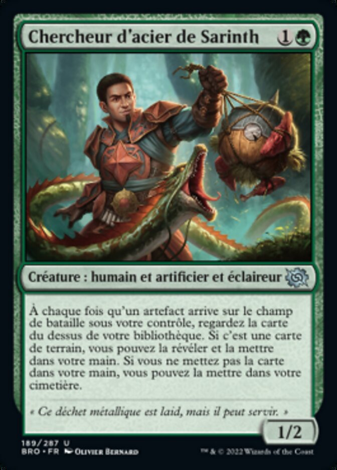 Chercheur d'acier de Sarinth