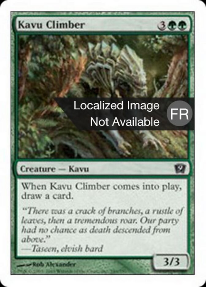 Kavru grimpeur