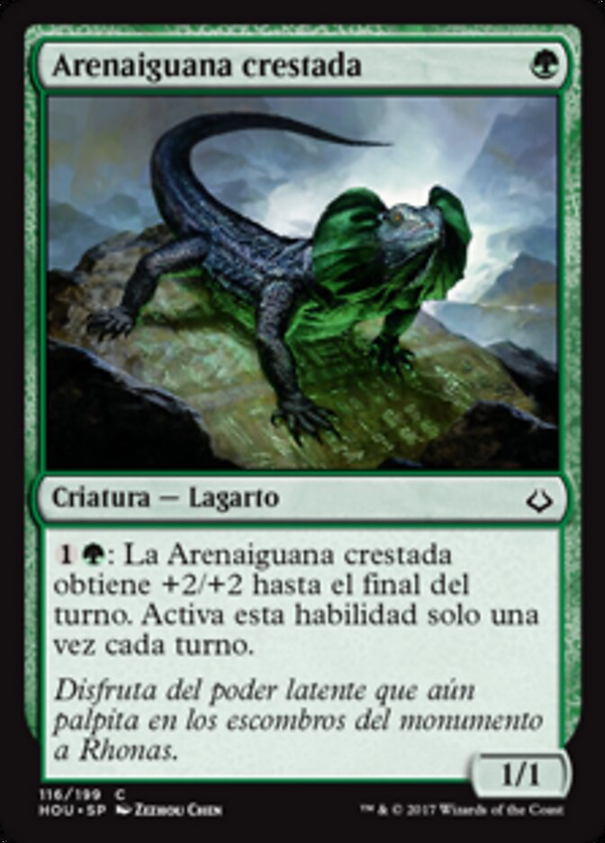 Arenaiguana crestada