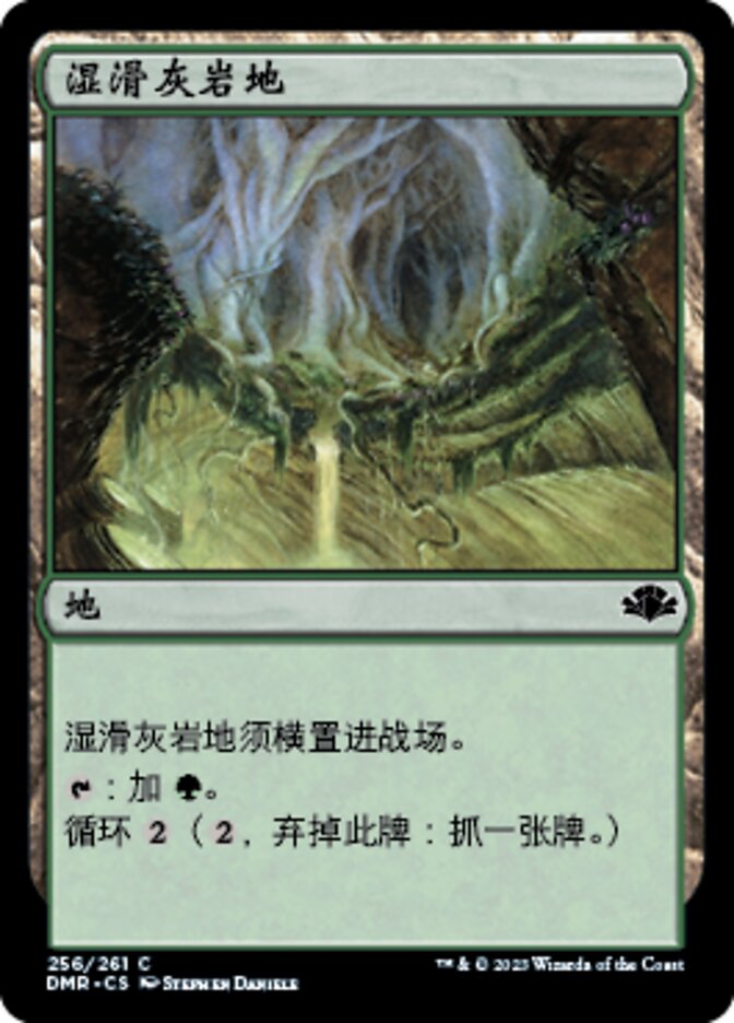 湿滑灰岩地
