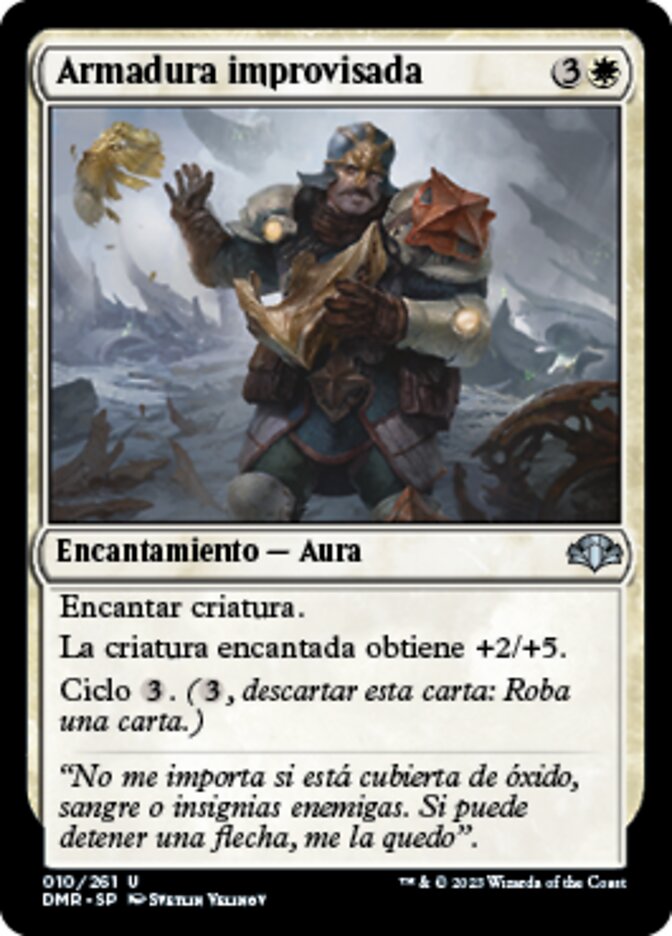 Armadura improvisada