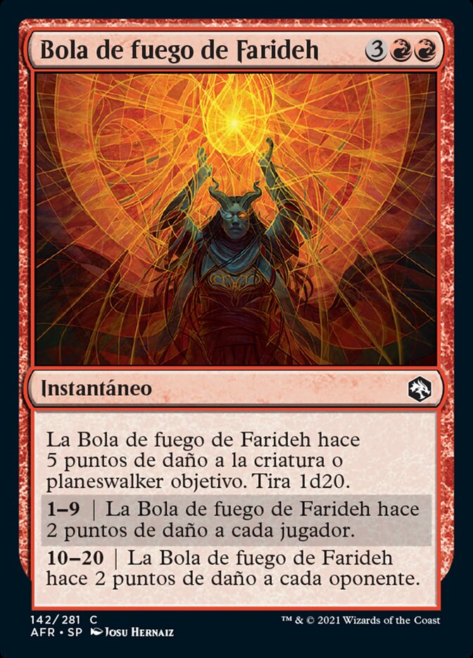 Bola de fuego de Farideh