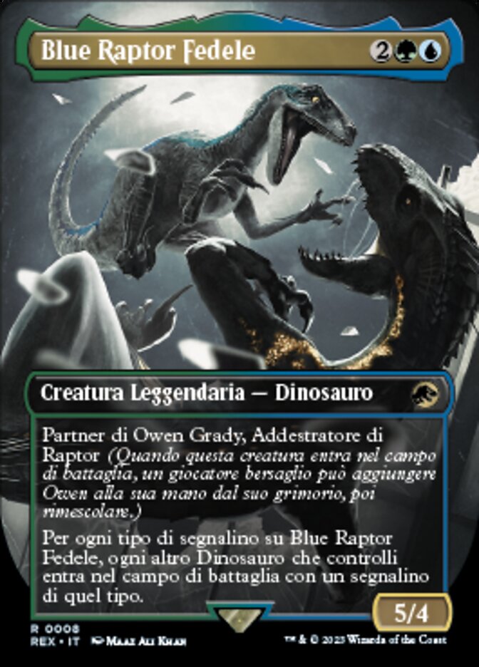 Blu, Raptor Fedele