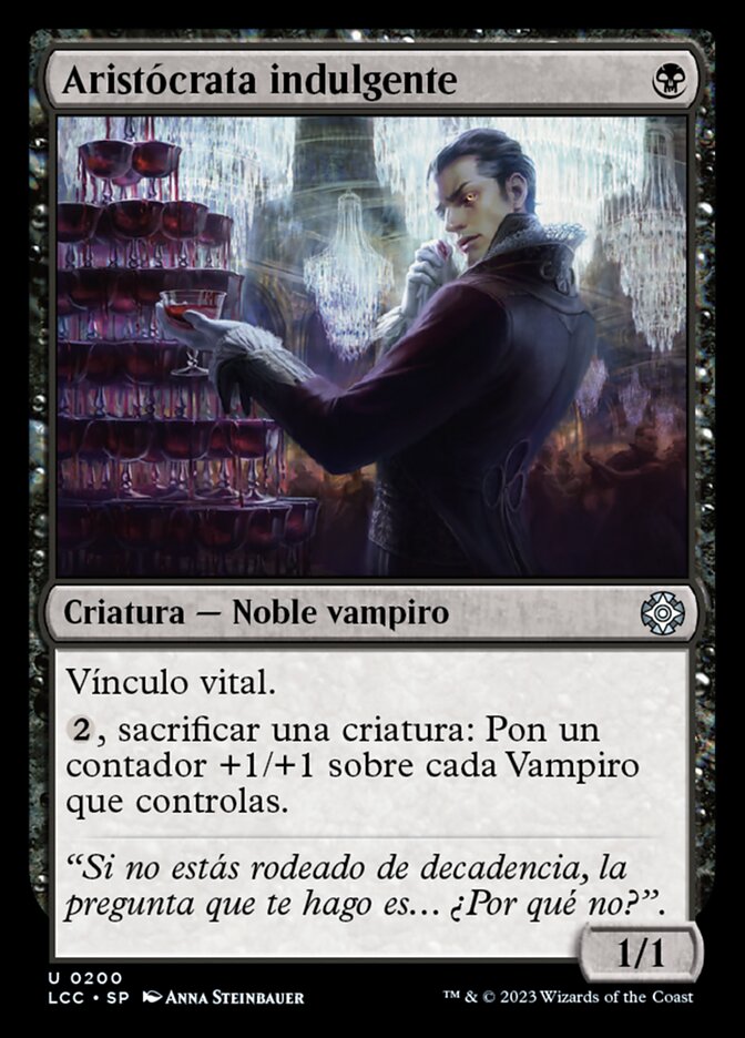 Aristócrata indulgente