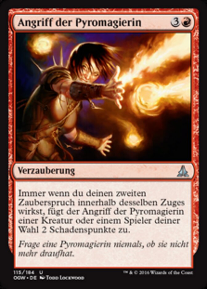 Angriff der Pyromagierin