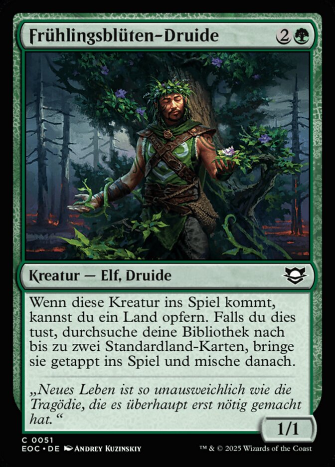 Frühlingsblüten-Druide