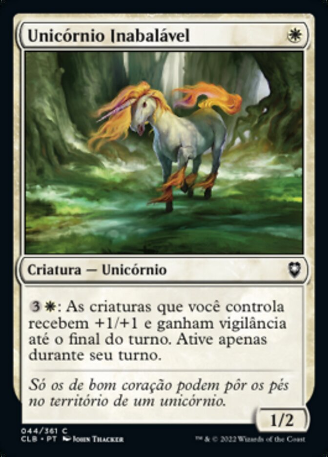 Unicórnio Inabalável