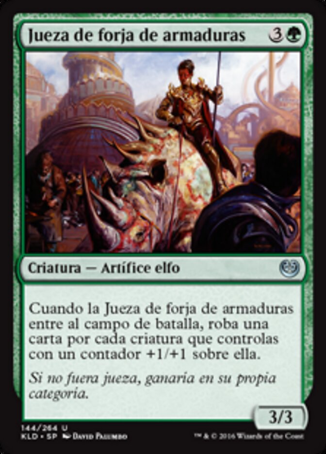 Jueza de forja de armaduras