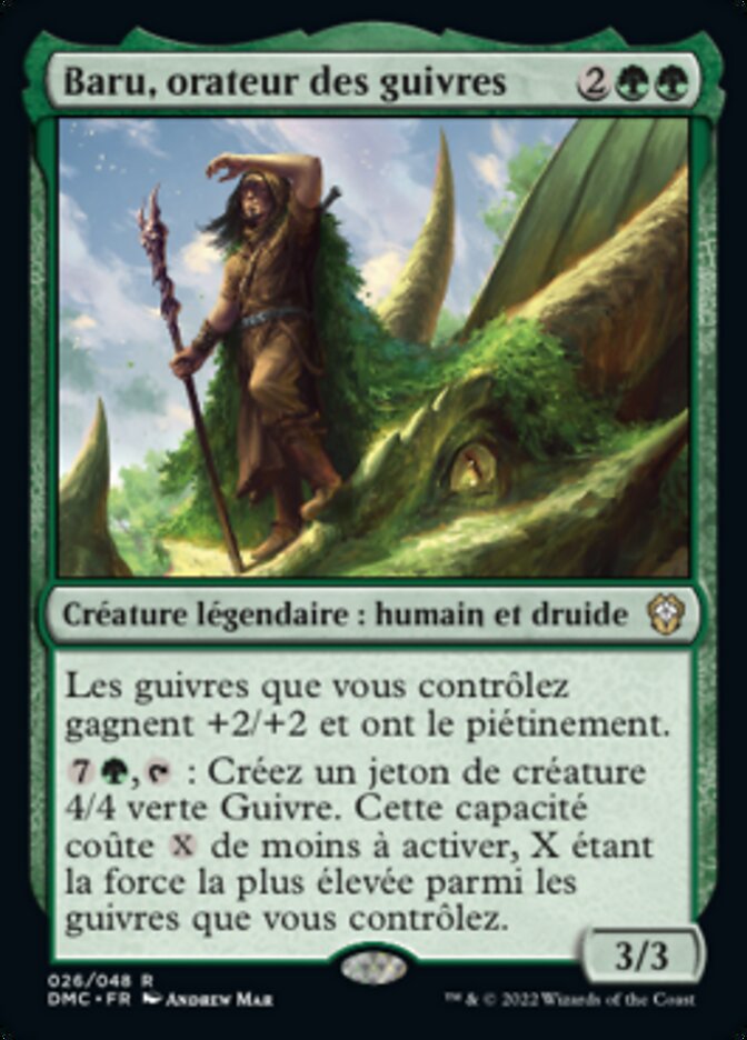 Baru, orateur des guivres