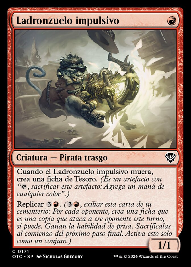 Ladronzuelo impulsivo