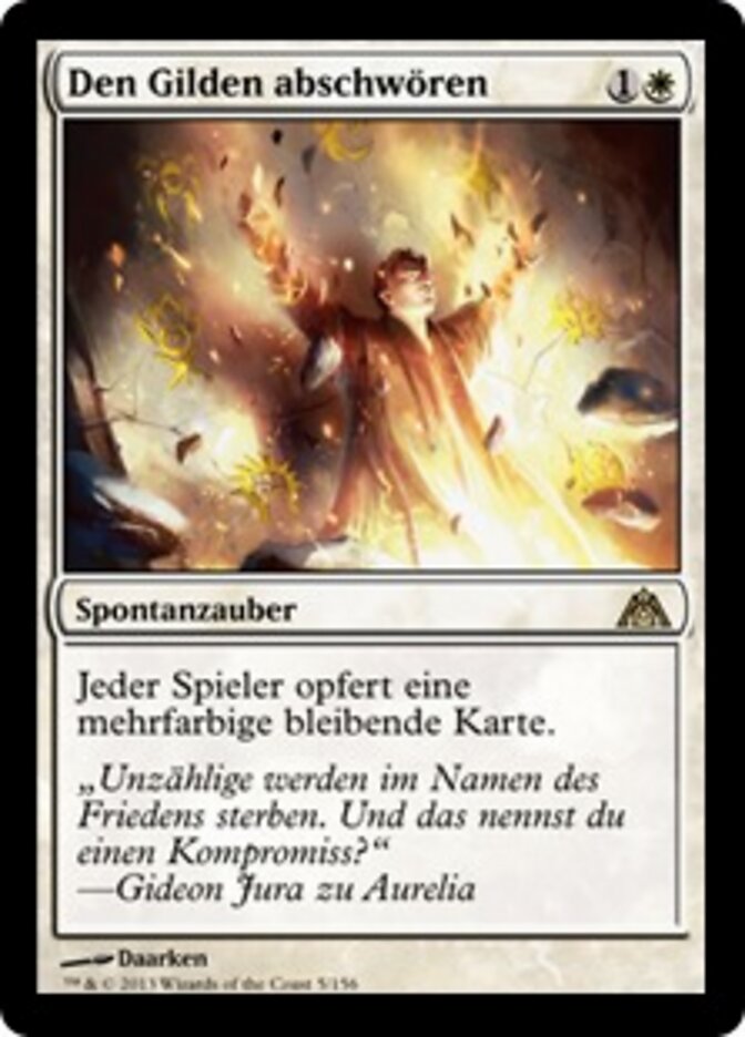 Den Gilden abschwören
