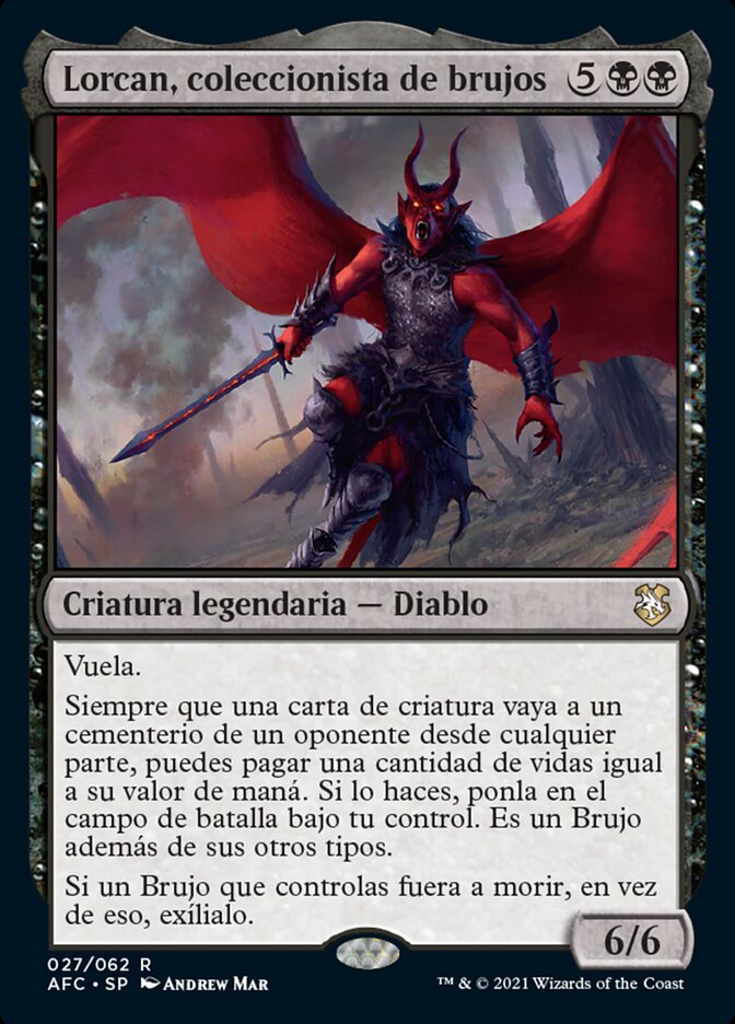 Lorcan, coleccionista de brujos
