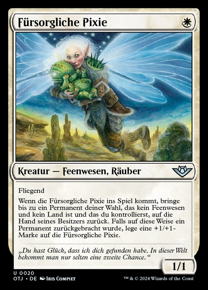 Fürsorgliche Pixie