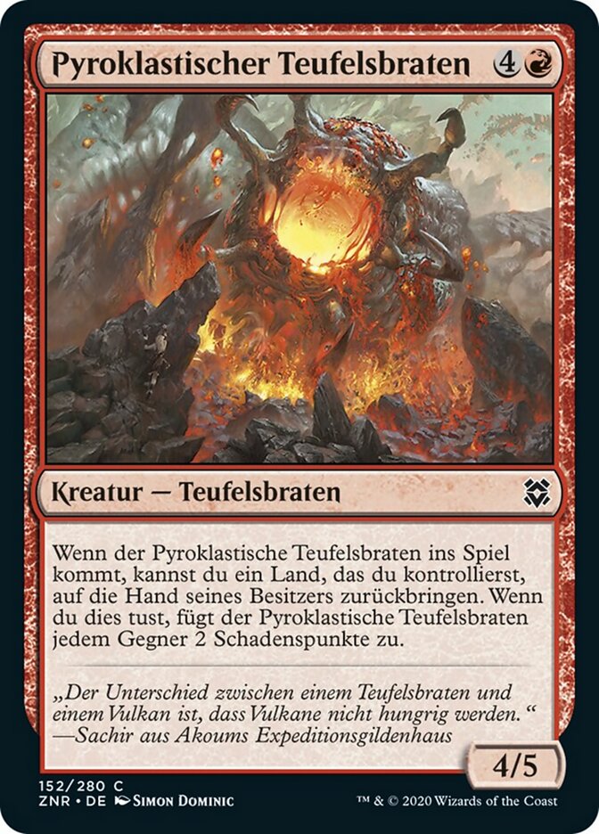 Pyroklastischer Teufelsbraten
