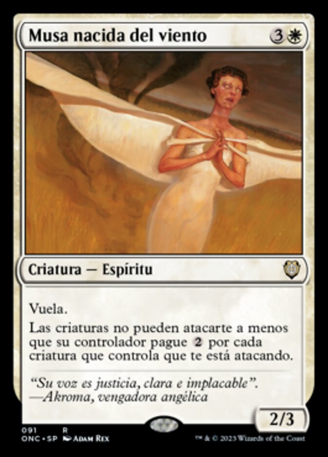 Musa nacida del viento