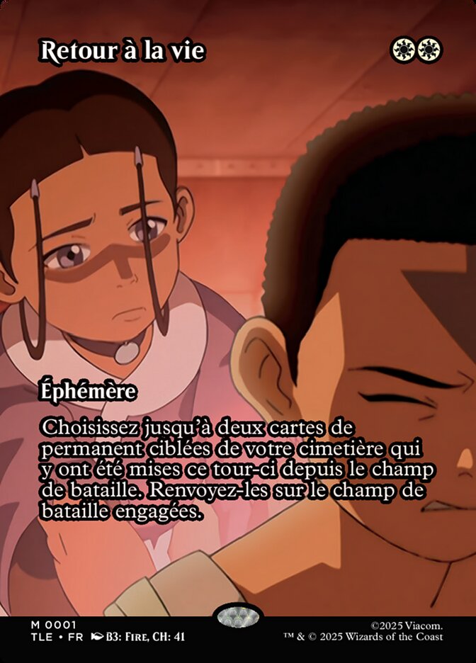 Retour à la vie