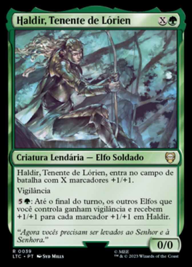Haldir, Tenente de Lórien