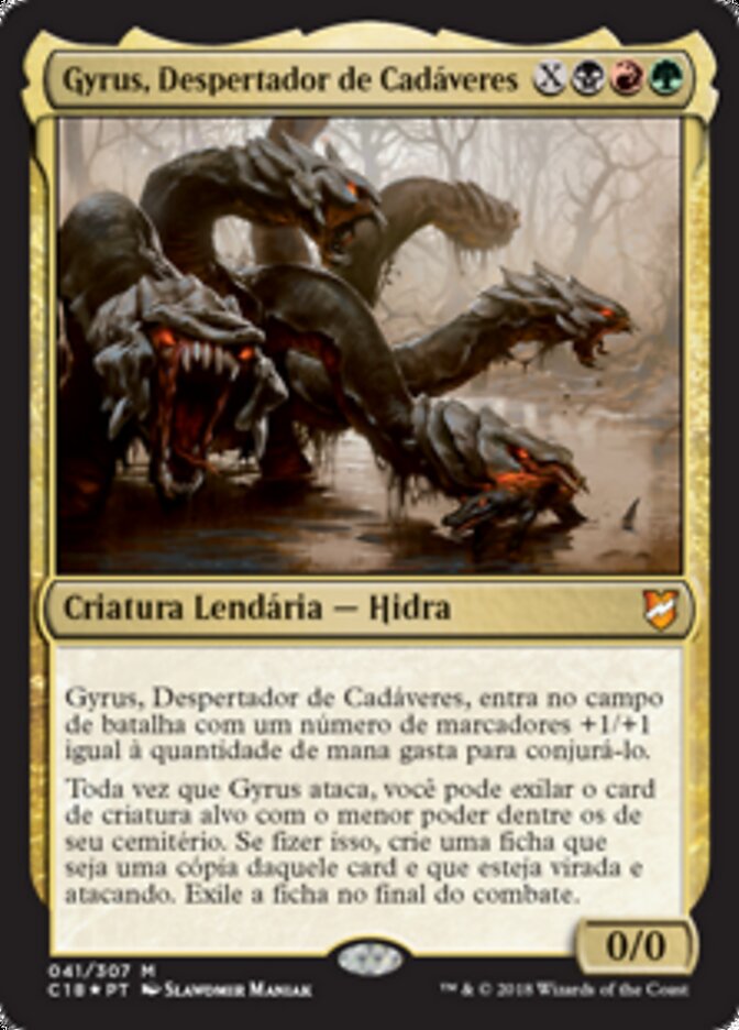 Gyrus, Despertador de Cadáveres