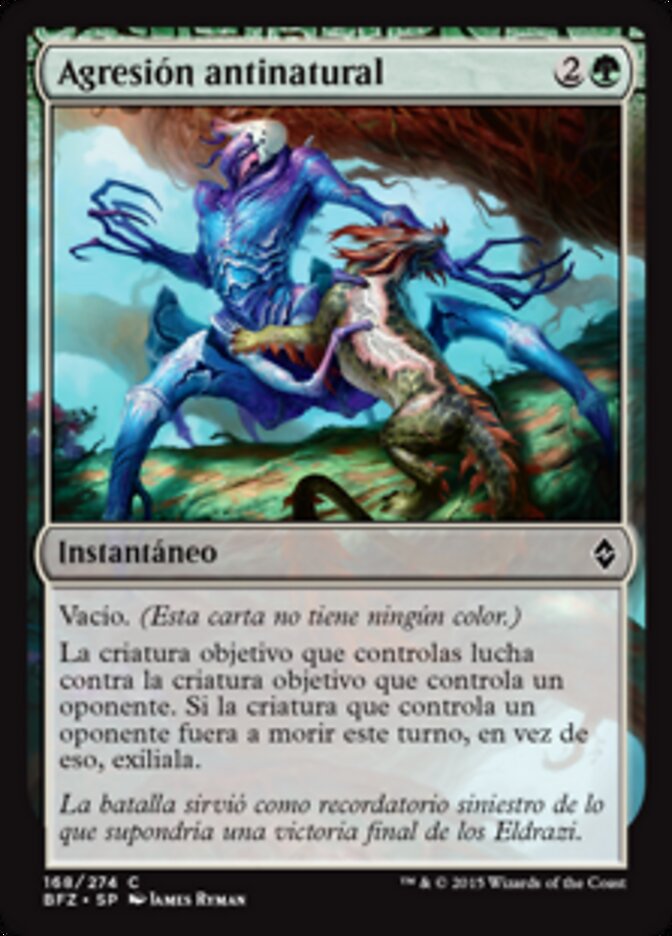 Agresión antinatural