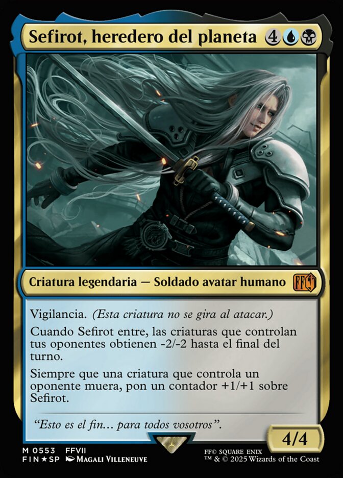 Sefirot, heredero del planeta