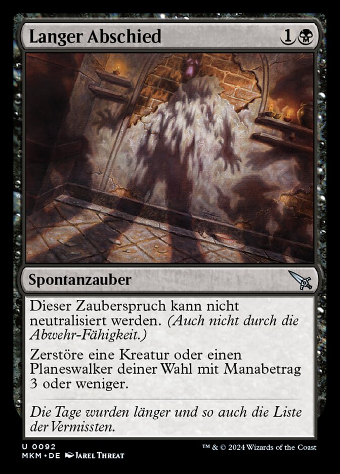 Langer Abschied