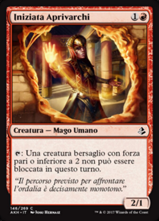Iniziata Aprivarchi