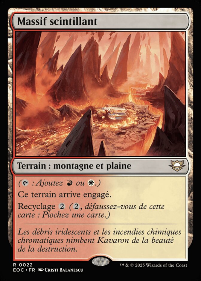 Massif scintillant