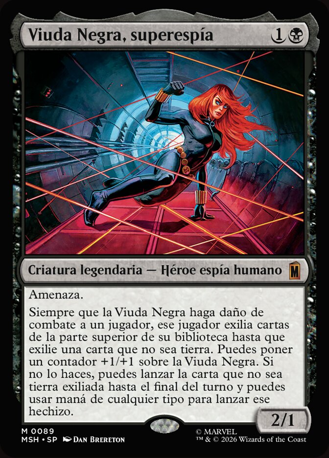 Viuda Negra, superespía