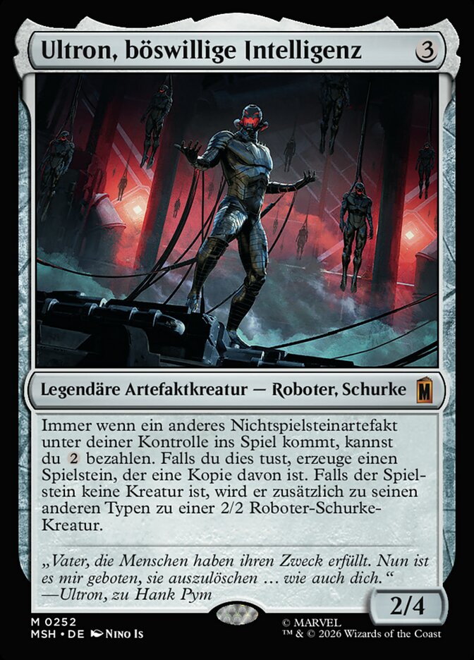 Ultron, böswillige Intelligenz