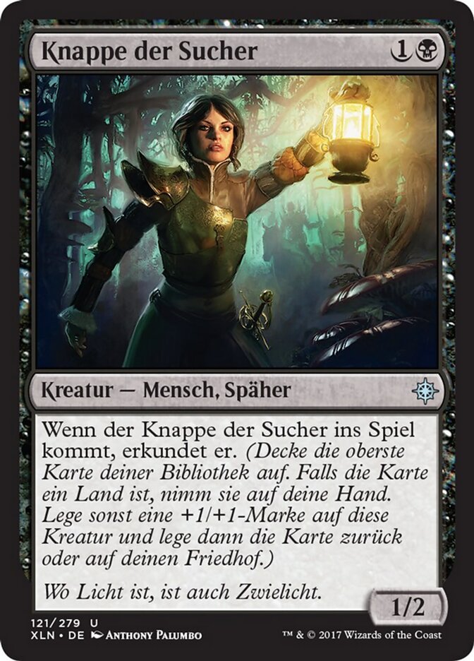 Knappe der Sucher