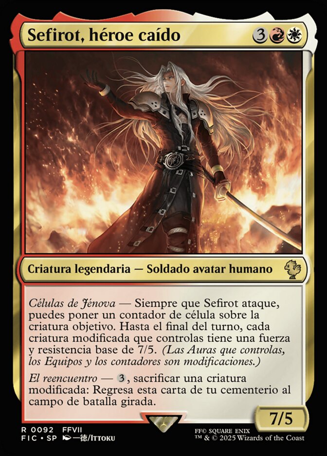 Sefirot, héroe caído