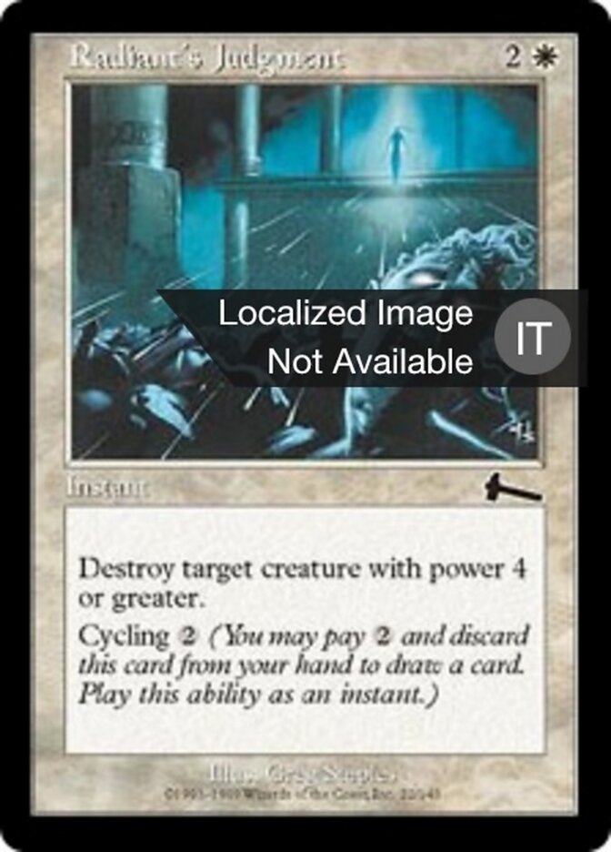 Giudizio di Radiant
