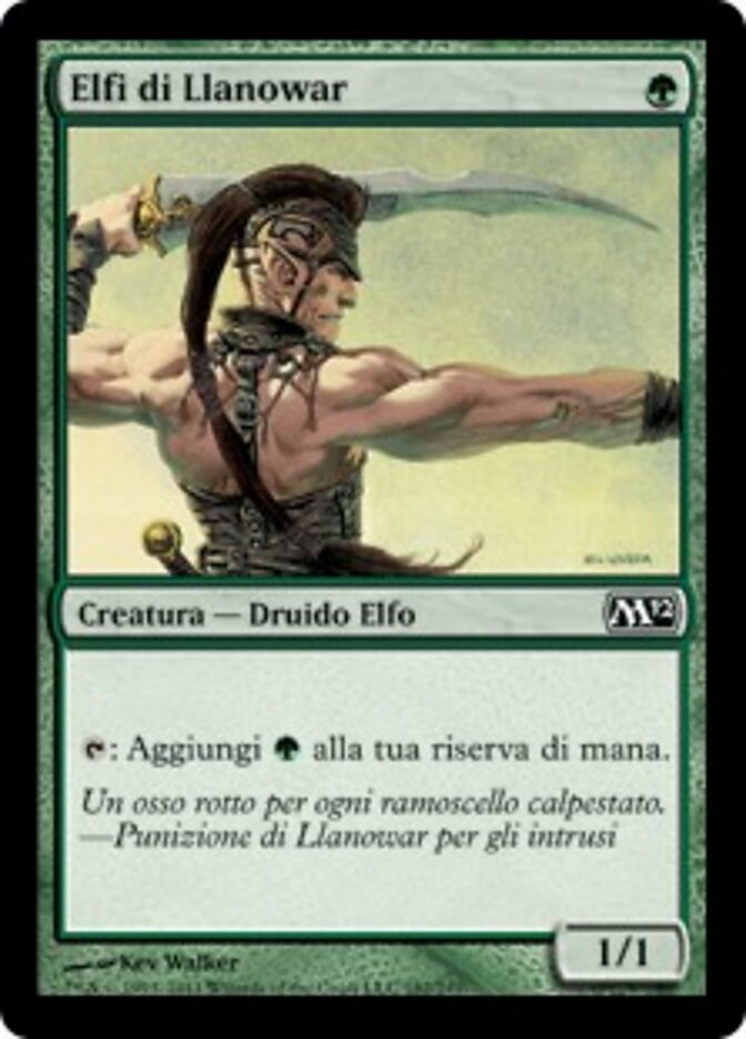 Elfi di Llanowar