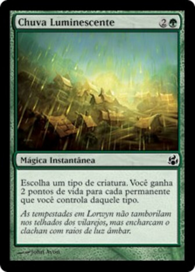 Chuva Luminescente