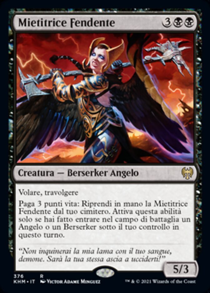 Mietitrice Fendente