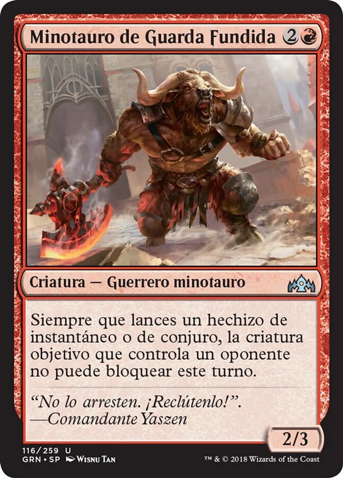 Minotauro de Guarda Fundida