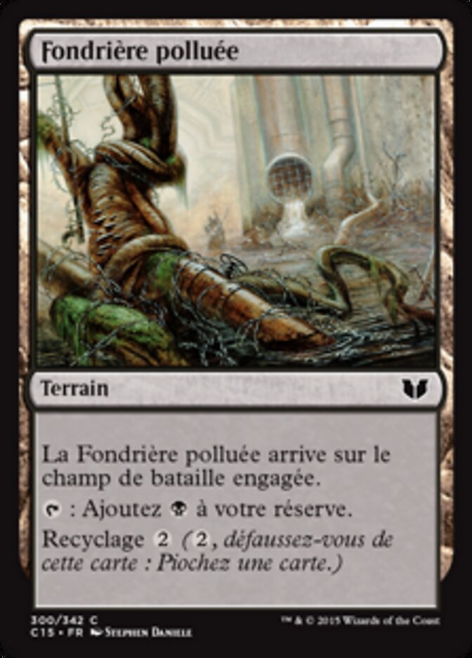 Fondrière polluée