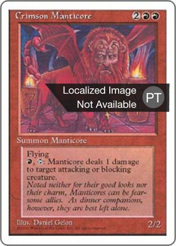 Mantícora Escarlate
