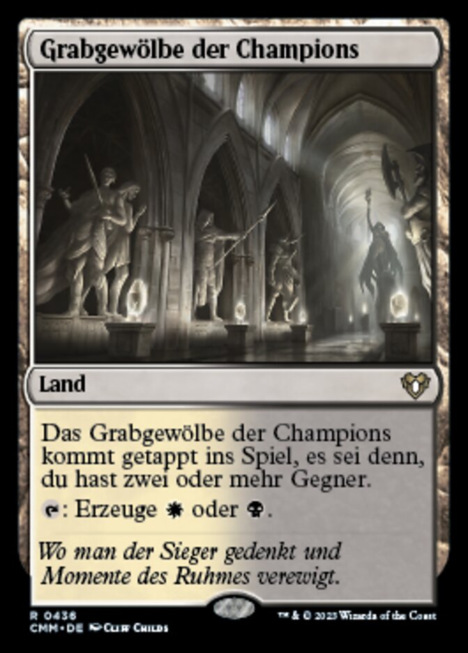 Grabgewölbe der Champions