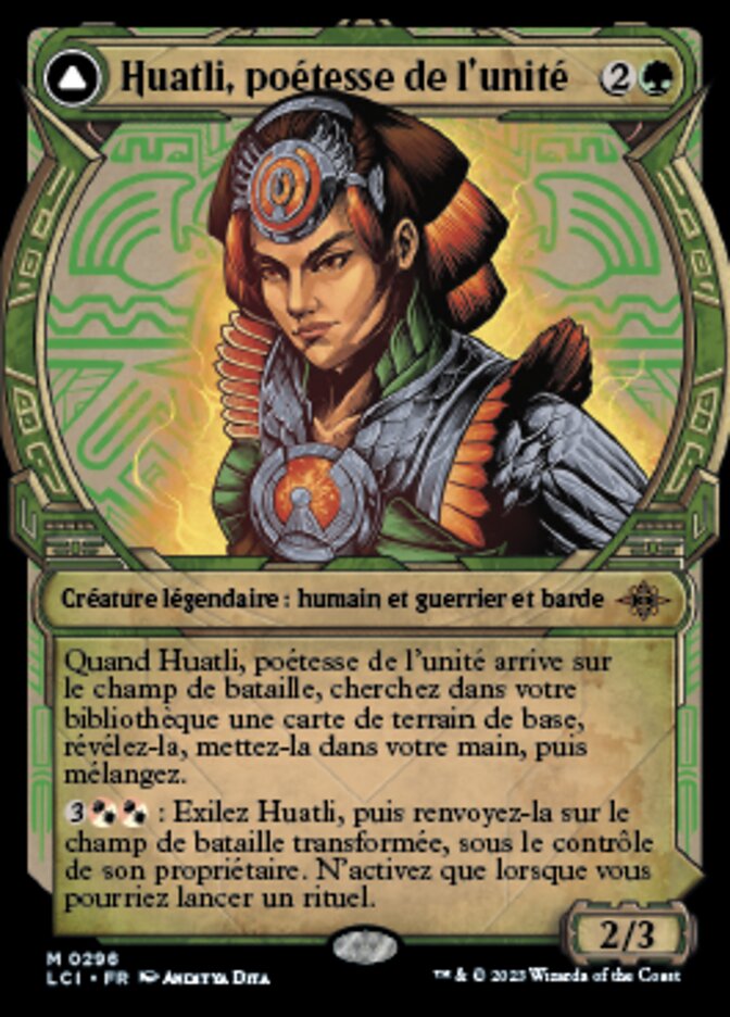 Huatli, Poet of Unity // Roar of the Fifth People
