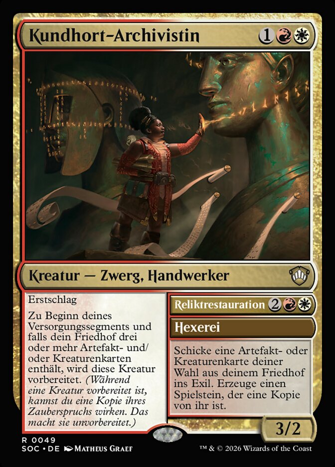 Lorehold Archivist // Restore Relic