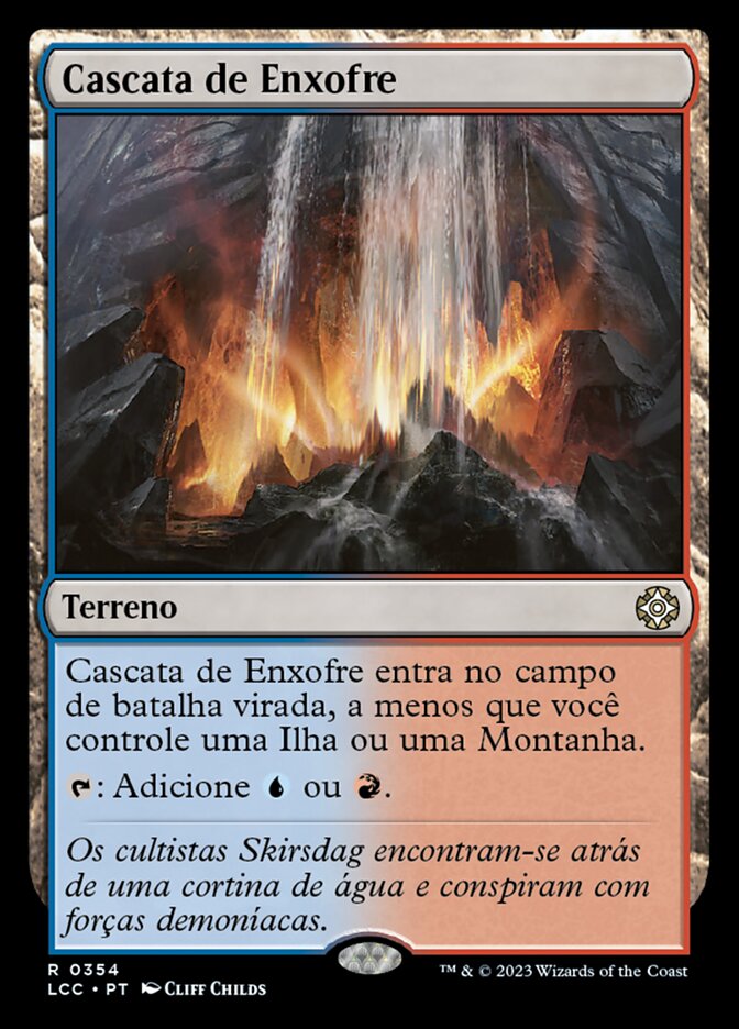 Cascata de Enxofre