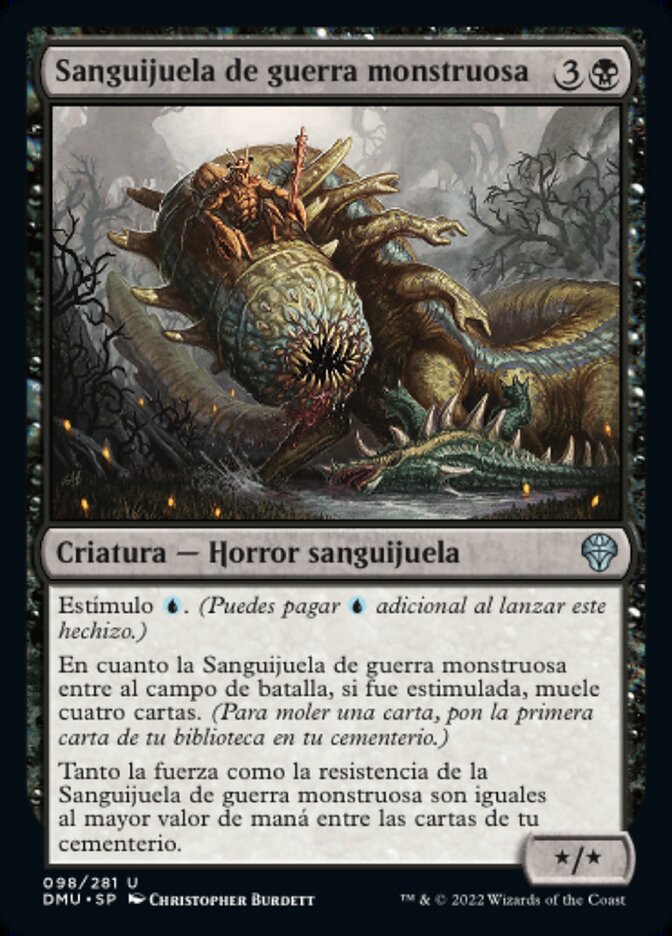 Sanguijuela de guerra monstruosa