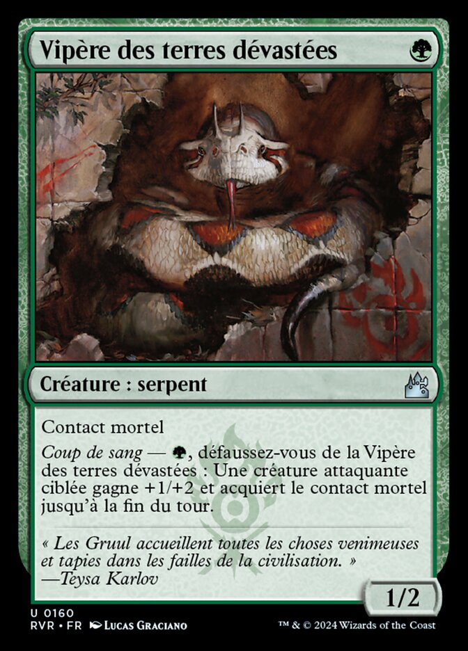 Vipère des terres dévastées