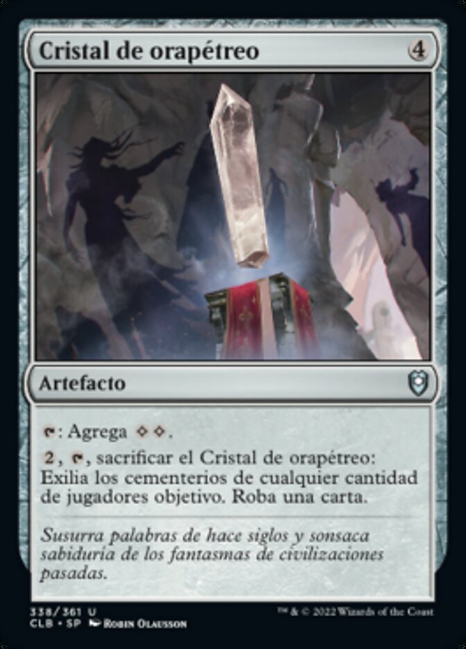 Cristal de orapétreo