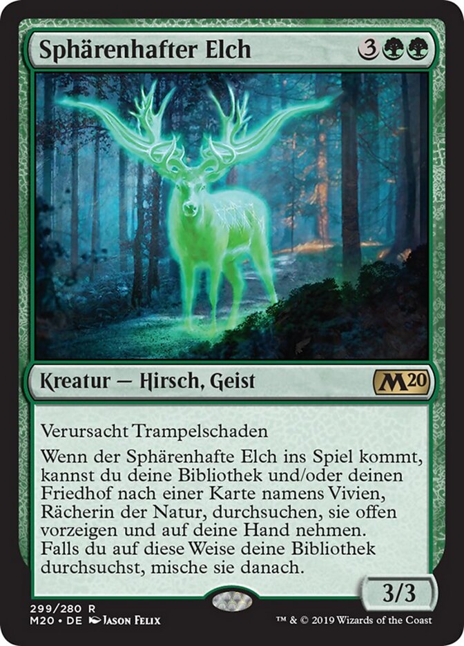 Sphärenhafter Elch