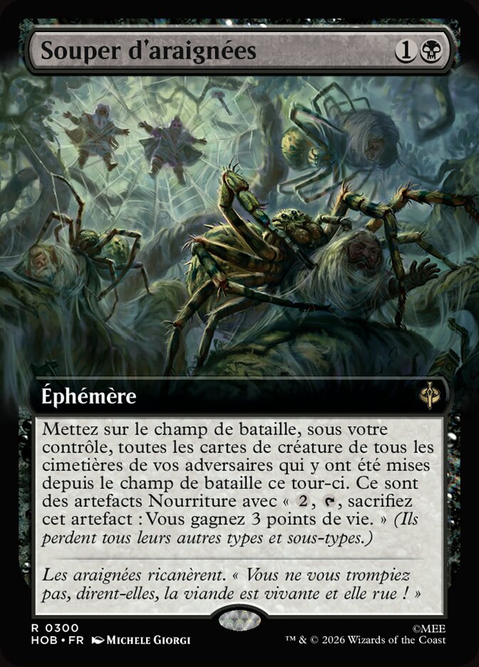Souper d'araignées