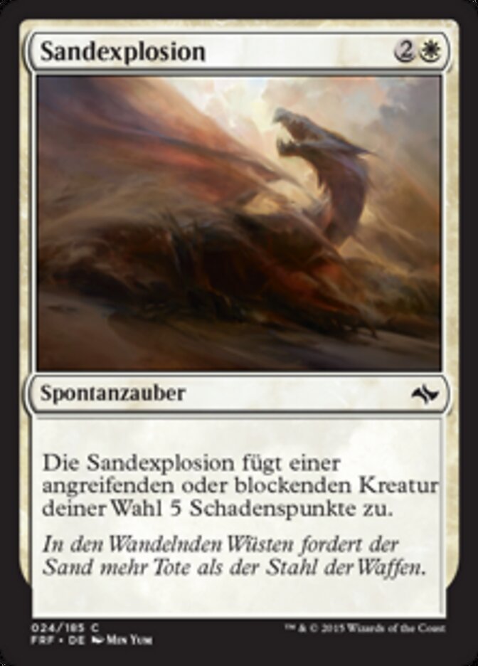 Sandexplosion